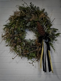 Lady Velveteen Door Wreath